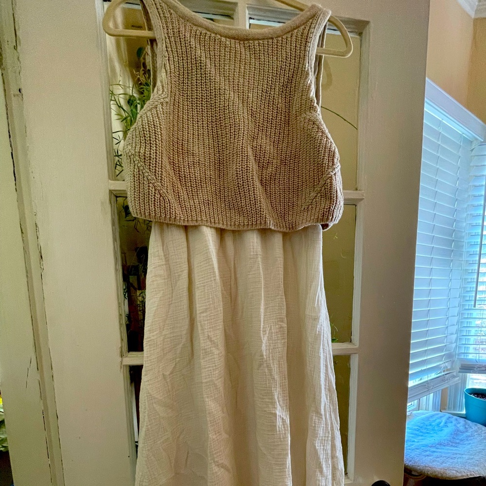 Anthropologie Sweater Top Dress